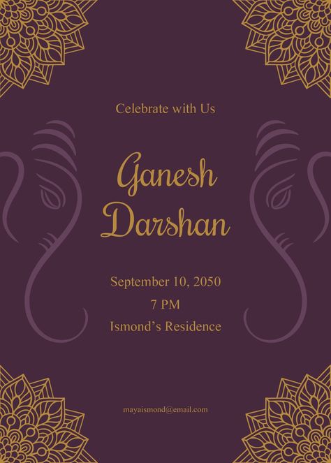 Blank Ganesha Invitation Template Ganesh Templates, Ganesh Chaturthi Invitation Template, Ganesh Chaturthi Invitation Card Template, Ganesha Invitation Template, Ganesh Invitation Template, Ganpati Invitation Card Template, Ganesh Chaturthi Invitation Card, Gannu Bappa, Ganpati Invitation Card