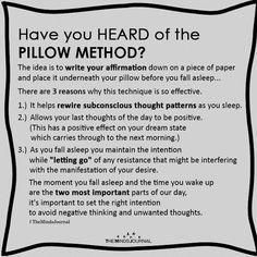 manifestation frequency Pillow Method, Manifesting Wealth, Dream Symbols, Spiritual Manifestation, Love Energy, Finding Your Soulmate, Law Of Attraction Tips, Manifestation Journal, Self Love Affirmations