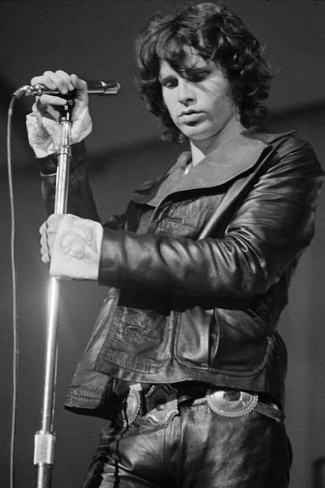 Jim Morrison Jim Morrison, White Photo, A Man, Leather Jacket, Black And White, Leather, White, Black