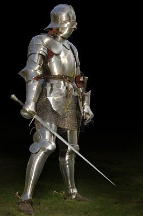 Armor Clothing, Ancient Armor, Historical Armor, Late Middle Ages, Knight In Shining Armor, Knight Armor, Arm Armor, Suit Of Armor, Medieval Armor