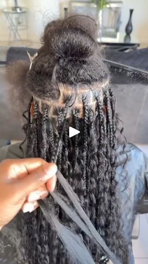 😍 | Doing The Girls Favorite Summer Hairstyle 😍😍  Smedium Boho Knotless 💇🏾‍♀️  2 bundles deep wave human hair ☺️ | By Braids By KoyaFacebook Knotless Bohemian Box Braids, Knotless Boho Braids, Braids Styling, Deep Wave Human Hair, Boho Knotless, Box Braids Styling, Knotless Braids, Boho Braids, Deep Wave