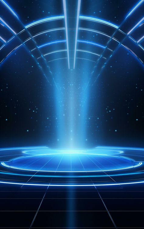 Event Background Design, Blue Hd Background, Blue Neon Background, Event Backdrop Design, Event Ads, 3d Floor Art, Blue Bg, Sci Fi Background, Unique Background