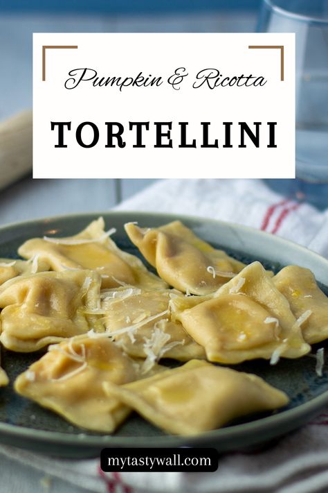 Immerse yourself in the warmth of autumn with our Pumpkin & Ricotta Tortellini recipe. Savor the creamy, nutty flavors of ricotta, perfectly complemented by the sweetness of pumpkin. It's a true testament to Italy's culinary excellence. So why wait? Dive into this delicious world of flavors today. Follow us for more! Pumpkin Tortellini, Ricotta Tortellini, Pumpkin Ricotta, Tortellini Recipe, Tortellini Recipes, Pasta Dough, Sweet Pumpkin, Soft Cheese, The Old Days