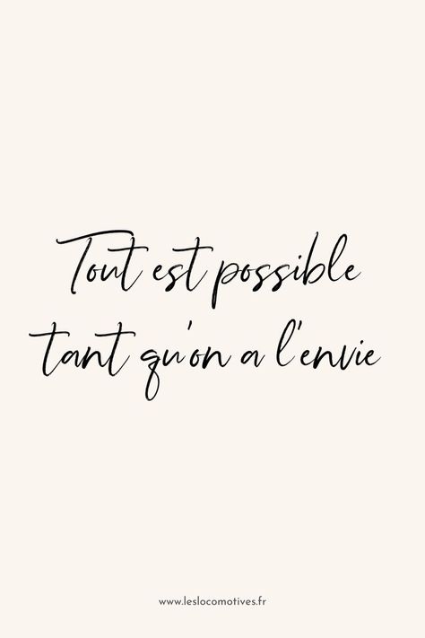 Phrase Motivation, Tout Est Possible, Citation Motivation, Positive Phrases, Positive Motivation, Motivational Phrases, Positive Mind, Deep Thought Quotes, Motivational Posters