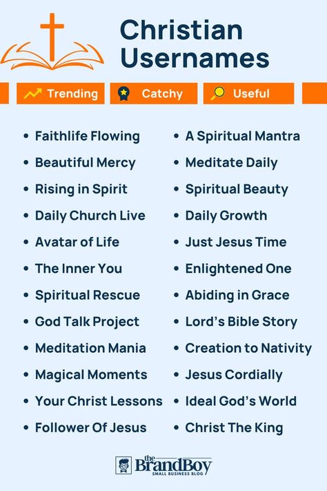 Christian Usernames Christian Story Names Snapchat, Usernames For Christians, God Username Ideas, Godly Username Ideas, Christian Instagram Usernames, Christian Instagram Account Names, Christian Usernames For Instagram, Christian Username Ideas For Tiktok, Christian Username Ideas Instagram