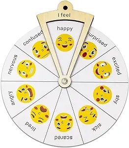 Wooden Kids Emotion Wheel - Fun Learning Toy - Explore Emotions with Faces, Perfect Social-Emotional Learning Toy for Toddlers and Preschoolers, Learn Emotions Through Play, Suitable for Kids Preschool Social Emotional, Birthday Wishes With Photo, Emotions Wheel, Emotional Child, Learning Toys For Toddlers, Homeschool Classroom, Toddlers And Preschoolers, Emotional Awareness, Emotional Development