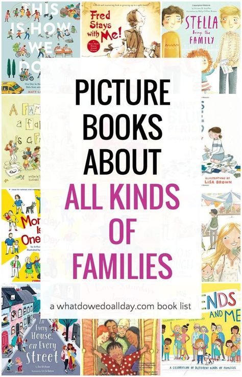 The best children's books about families. Diverse picture books about family that depict all types of families in a positive light, celebrating both differences and similarities. Picture Books About Family, Preschool Books About Family, Books About Family Preschool, Books About Family, Different Types Of Families, Types Of Families, Storytime Themes, Family Read Alouds, Family Unit