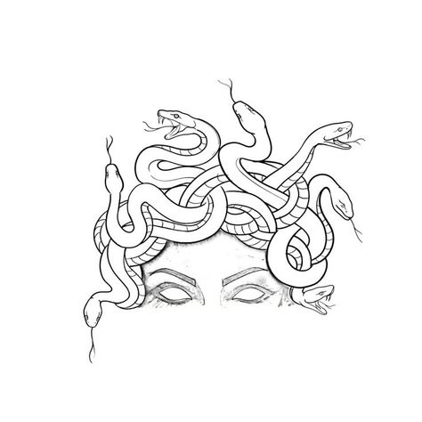 Tato Grunge, Acab Tattoo, Medusa Tattoo Design, Tattoos Geometric, Medusa Tattoo, Greek Tattoos, Tattoo Style Drawings, Line Art Tattoos, Subtle Tattoos