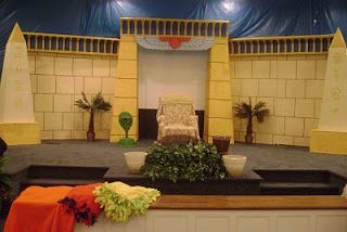 Pharoah or Joseph's throne (during plenty and famine)  in Egypt Egypt Vbs Decorations, Christmas In Egypt, Egypt Decorations, Monumental Vbs, Egypt Vbs, Egypt Vacation, Joseph In Egypt, Egyptian Halloween, Cardboard Props