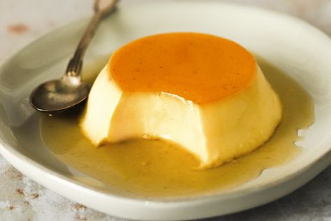 Crème Caramel Recipe (French) | Kitchn Japenese Food, Cream Brulee, Caramel Recipe, Cream Caramel, Custard Desserts, Flan Recipe, Make Ahead Desserts, Custard Recipes, Creme Caramel