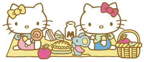 Hello Kitty - picnic Sanrio Picnic, Hello Kitty Picnic, Kitty Party, Hello Kitty Party, Hello Kitty Art, Party Girl, Cat Party, Ideas Party, Sanrio Characters