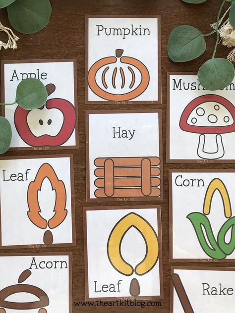 Pumpkin Playdough Mats Free, Fall Playdough Mats Free, Abc Fall Activities Preschool, Fall Quiet Time Activities, Fall Playdough Mats Free Printables, Playdoh Mats Printable Free Fall, Playdoh Mats Printable Free, Pumpkin Playdough Mats, Leaf Playdough Mats