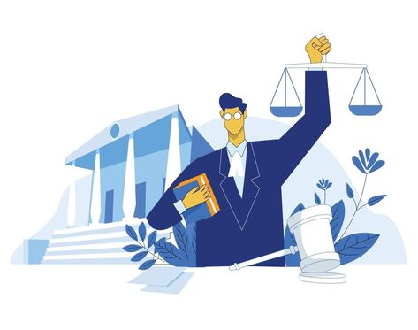 Lawyer Illustration Art, Lawyer Illustration, Law Illustration, Education Illustration, Cartoon Photo, Book Illustration Art, Social Media Design Inspiration, Vector Art Illustration, Cityscape Photos