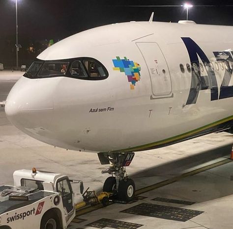 Airbus A330-900 Neo Azul...Flight from Fort Lauderdale-Florida/Usa to Campinas/Brazil@pandabeting #a330... A330 Neo, Atom Punk, Aesthetic Plane, Plane Photos, Commercial Plane, Life Goals Future, Airplane Wallpaper, Airbus A330, Airport Fits