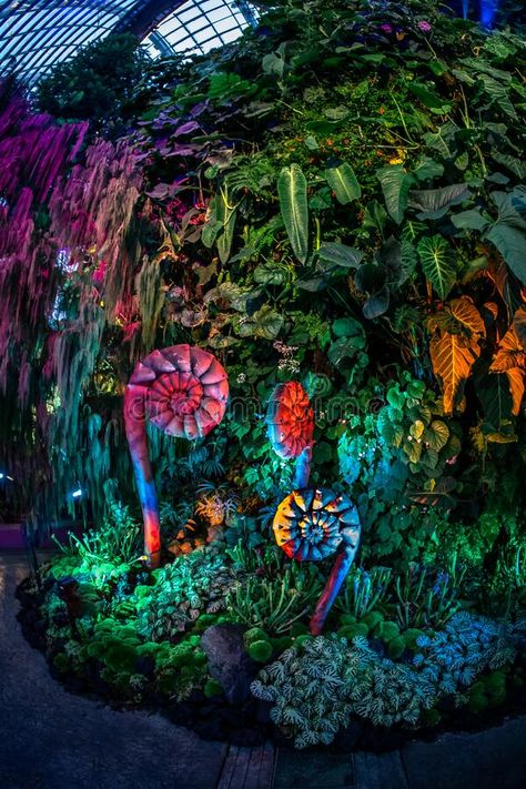 Jungle Installation, Avatar Garden, Forest Editorial, Forest Gardens, Bridge Landscape, Gardens By The Bay Singapore, Event Layout, Legend Wallpaper, Enchanted Wood