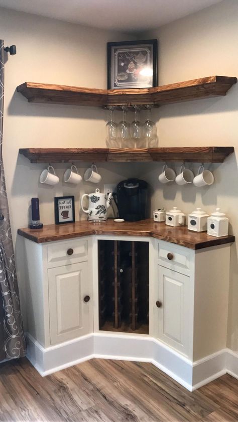 #Kitchen #Corner #Kitchen #Bar #CornerKitchenBar Corner Bar Furniture, Corner Coffee Bar Ideas, Corner Bar Ideas, Corner Coffee Bar, Corner Bar Cabinet, Corner Coffee, Coin Café, Home Bar Cabinet, Corner Bar