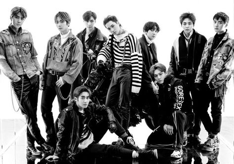 DON’T MESS UP MY TEMPO ‘TEMPO’ OT9 // a little message: i became a fan during The War, i already teared up watching the teaser but when i saw this photo i cried. its the first photo ive ever seen of ot9 thats new. and seeing this just makes me so happy. ive been waiting so long for them to all be together, a photo was something i always dreamed of and seeing it now means everything to me. Please support the comeback, they worked so hard for it. It’s hasn’t been easy but it’s worth it. Exo Ot9, Exo Group, Exo Album, Exo Korean, Chanyeol And Do, Song Of The Year, Kim Jongdae, Kpop Exo, Exo Sehun