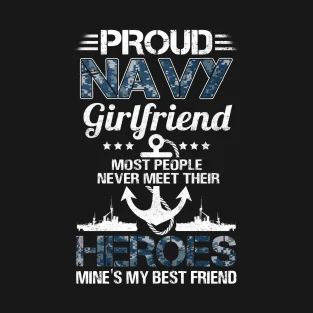 Navy Boyfriend Quotes, Navy Girlfriend Shirts, Navy Couple Pictures, Navy Military Women, Navy Girlfriend Quotes, Long Distance Relationship Activities, Proud Navy Girlfriend, Navy Couple, Pure Love Quotes