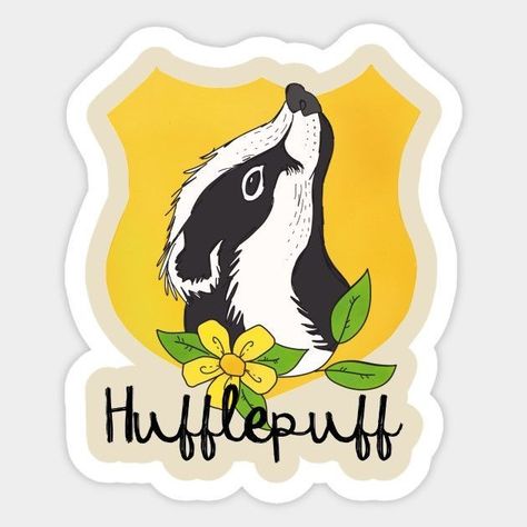 Hufflepuff Crest, Classe Harry Potter, School Of Magic, Imprimibles Harry Potter, Harry Potter Painting, Harry Potter Stickers, Hufflepuff Aesthetic, Hufflepuff Pride, Harry Potter Hufflepuff