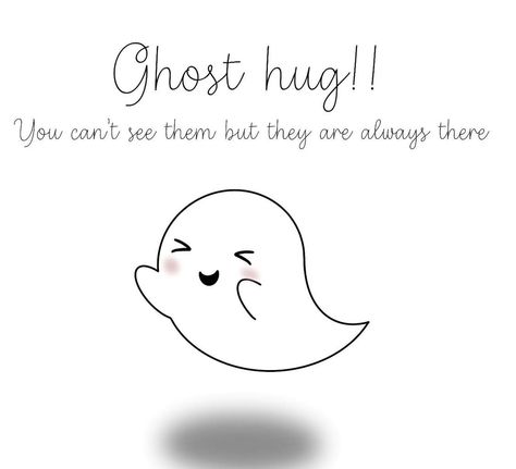 Ghost Funny Quotes, Snapchat Captions, Ghost Hug, Hugging Drawing, Hug Me, Hug You, Cute Ghost, Art Wallpaper, Snapchat