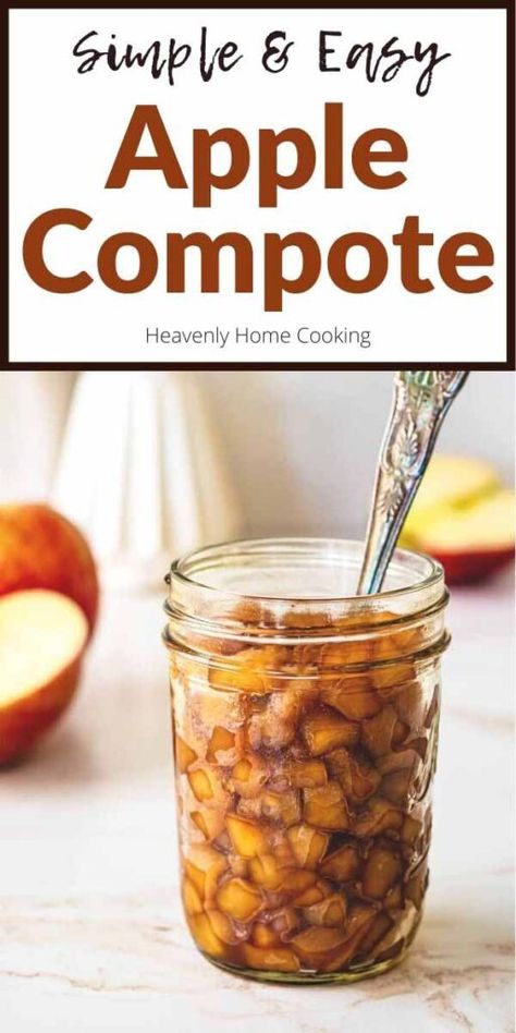 Fruit Compote For Yogurt, Apple Topping For Oatmeal, Apple Compote For Pancakes, Apple Compote Recipe Simple, Simple Apple Recipes, Apple Compote Recipe, Apple Waffles, Apple Compote, Peanut Butter Toast