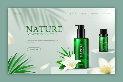 Cosmetics Banner Design, Cosmetics Social Media Design, Banner Cosmetic, Product Poster Design, Cosmetics Illustration, Cosmetic Web, Cosmetics Design, Cosmetic Banner, Product Website