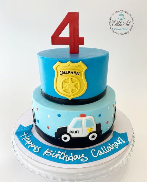 Police Car Cakes For Boys, Police Themed Cake, Police Car Cake, Policeman Birthday Party, Police Car Cakes, Police Birthday Cakes, Police Themed Birthday Party, Police Cake, Police Cakes