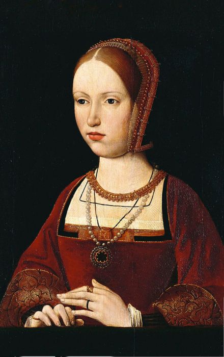 Possibly Margaret Tudor, Queen of Scots, Sister of Henry VIII. B.28 November 1489 Richmond Palace, England, d.18 October 1541 (aged 51) Methven Castle, Scotland. Tudor Queen, 16th Century Portraits, The Tudor Family, Margaret Tudor, Marie Stuart, Elizabeth Of York, Hans Holbein, Queen Of Scots, Tudor Dynasty