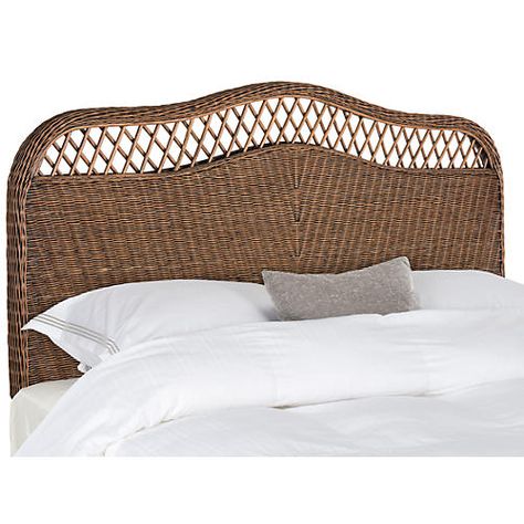 Astra Rattan Headboard, Java Cal King Headboard, Country Bedrooms, Headboard Queen, White Shiplap Wall, Rattan Headboard, Full Headboard, White Headboard, Beds And Headboards, Queen Headboard