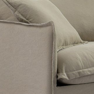 Know the feeling of pure comfort with the new Cove 3 Seater Slip Cover Sofa upholstered in a timeless taupe linen. 🤩 Made for modern living, fully removable covers allow for easy cleaning, making this sofa as practical as it is beautiful. Be inspired our extensive range of all new arrivals. Add to your Wishlist Here 😍 https://bit.ly/3YVMpwE Slip Cover Sofa, Oval Glass Coffee Table, Nelson Bay, Elm Coffee Table, Interior Design News, Small Bedside Table, The Cove, Sofa Storage, Effortless Beauty