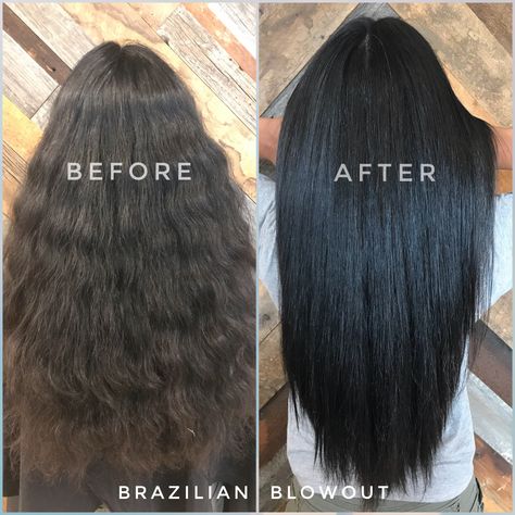 Brazilian Blowout before and after picture Brazillian Blowout Before And After, Brazilian Blowout Before And After Curly, Brazilian Blowout Before And After, Brazilian Blowout Hairstyles, Blowout Curls, Accomplish Goals, Makeup Inspired, Brazilian Blowout, Blowout Hair