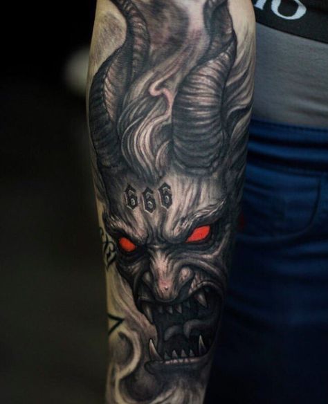 horror tattoo Tattoo collection. Every hour I publish the most interesting tattoos. Subscribe https://www.pinterest.com/tattoosalon1/horror-tattoo/ tattoo,tattoo designs,tattoo ideas,tattoo designs unique,tattoo designs drawings,tattoos for women,small tattoos,tattoos for men,sketch tattoo #tattoo #tattoodesigns #tattooideas #tattoosforwomen #tattoosforwomensmall #tattoosfomensketch tattoo#skinartmag #supportgoodtattooing #support_good_tattooing #tattoos_alday #tattoosalday #tattoocollector #tat Paul Booth, Gotik Tattoo, Satanic Tattoos, Evil Skull Tattoo, Evil Tattoo, Skull Sleeve Tattoos, Evil Tattoos, Devil Tattoo, Demon Tattoo