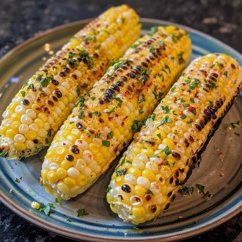 🌽🔥 Experience the ultimate summer side with our Grilled Corn on the Cob, charred to perfection! 🍽️ Grilled Corn on the Cob 🛒 Ingredients: Corn on the cob: 6 Butter, melted: 1/2 cup Salt and pepper: to taste Paprika: 1 tsp 👩‍🍳 Instructions: Prep: Peel back husks from the corn, remove silk, and tie back the husks. Grill: Grill corn on medium heat, turning occasionally until charred, about 10 mins. Season: Brush with melted butter and sprinkle with salt, pepper, and paprika. 🌟 Fire up your g... Grill Corn, Grilled Corn On The Cob, Summer Sides, Instagram Recipes, Twisted Recipes, Corn On The Cob, Summer Grilling, Trending Recipes, Grilled Corn