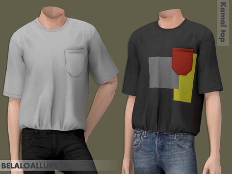 Sims 4 Male, Ts4 Clothes, Masculine Clothing, Alpha Cc, Mens Crop Top, Male Clothing, Sims 4 Dresses, Sims4 Clothes, Cozy Coats