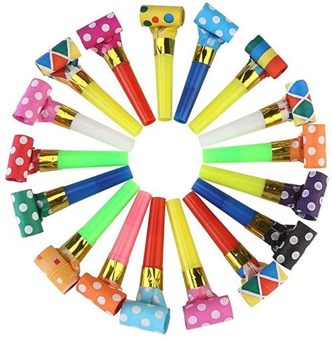 Party Blower, Party Blowers, Party Horns, Colorful Birthday, Noise Makers, Party Toys, Party Funny, New Year Celebration, Childrens Party