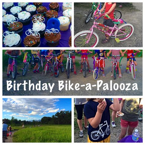 bike-a-palooza biking birthday, bicycle ride, simple and easy no fuss kids party Bicycle Birthday Parties, Mean Parents, Bike Birthday, Bicycle Ride, Homeschool Kids, Kids Bicycle, Party Fun, The Balloon, Bike Ride