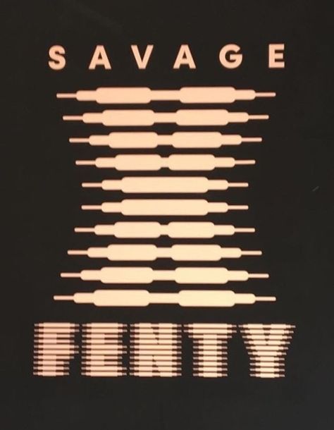 Rihanna Savage X Fenty Logo Fenty Logo, Rihanna Savage, Savage Logo, Fenty Savage, Fenty Rihanna, Clermont Twins, Savage Fenty, Logos Meaning, Positive Relationship