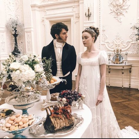 Regency Era Aesthetic, Regency Aesthetic, Regency Wedding, Regency Gown, Phoebe Dynevor, Regency Era Fashion, Regency Dress, Regency Era, Dresses 2020