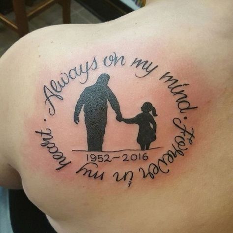 Memorial Tattoo Ideas Grandfather, Dad In Heaven Tattoo, Grandad Tattoo Memories, Grandpa Tattoo In Memory Of, Rip Dad Tattoos For Daughters, Grandfather Memorial Tattoos, Grandad Tattoo, Rip Tattoos For Dad, Dad Daughter Tattoo