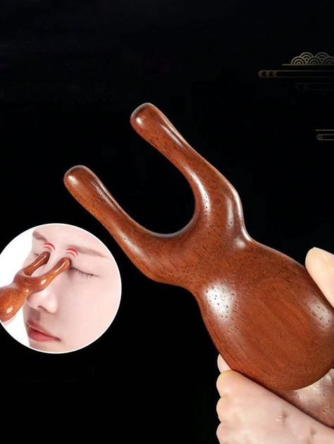 1pc Natural Wooden Nose Guasha Massage Tools Anti-Static, Eyes Facial Wood Gua Sha Tool,Face Manual Massager Tool, Multifunctional Handheld Meridians Acupoint Massage Tool Multicolor    Wood     Fitness, size features are:Bust: ,Length: ,Sleeve Length: Tool Face, Guasha Massage, Gua Sha Tools, Massage Tools, Gua Sha, Chinese Actress, Massage, Length Sleeve, Facial