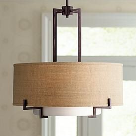 Possini Euro Concentric Shades 25" Wide Bronze Pendant Light Wide Pendant Light, Bronze Pendant Light, Drum Pendant Lighting, Dining Room Light Fixtures, Bronze Chandelier, Transitional Pendant Lighting, Contemporary Chandelier, Palm Desert, Drum Chandelier