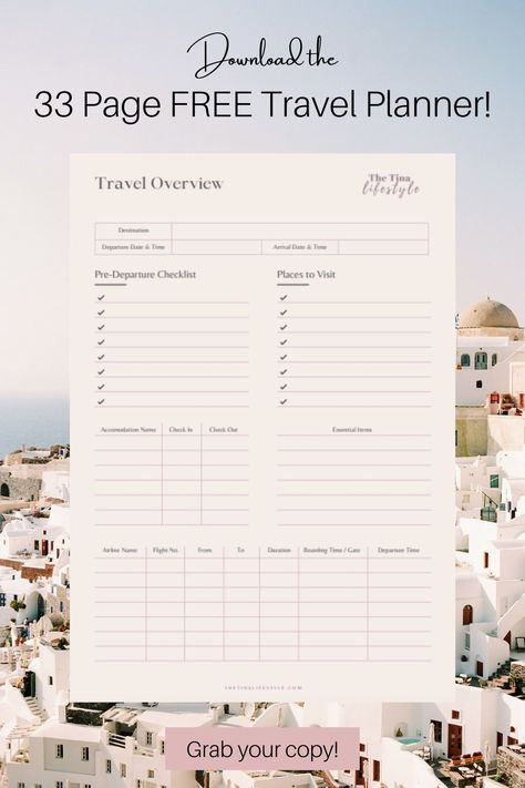 Daily Travel Itinerary Template, Trip Planner Template Free Printables, Digital Travel Planner Free, Trip Planning Template Free, Free Travel Planner Template, Road Trip Planner Printable Free, Packing List Template Free Printable, Travel Planner Template Free Printable, Travel Itenary Planner