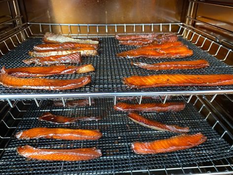 Smoked Trout Jerky Trout Jerky Recipes, Trout Jerky, Smoked Jerky, Bbq Tips, Bbq Hacks, Jerky Recipes, Smoked Trout, Fire Cooking, Hunting And Fishing