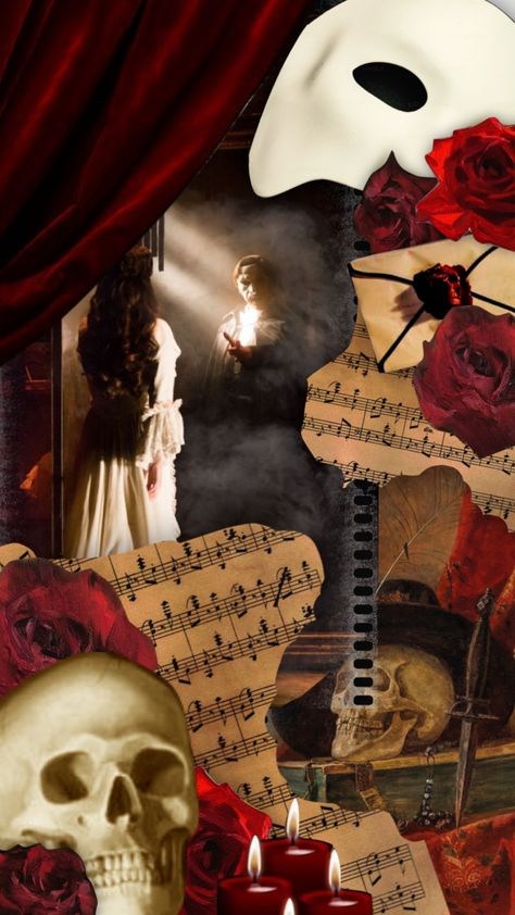 Phantom Of The Opera Color Palette, Phantom Of The Opera Wallpaper Iphone, The Phantom Of The Opera Wallpaper, Opera Background, Phantom Of The Opera Phone Wallpaper, The Phantom Of The Opera Aesthetic, Phantom Of The Opera Book Aesthetic, Phantom Of The Opera Aesthetic Mask, Phantom Of The Opera Background