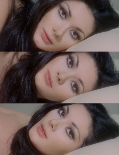 Edwige Fenech, Perfume Hacks, 70s Makeup, Retro Makeup, Look Retro, Make Up Inspo, Airbrush Makeup, Makeup Eyeliner, Colorful Makeup