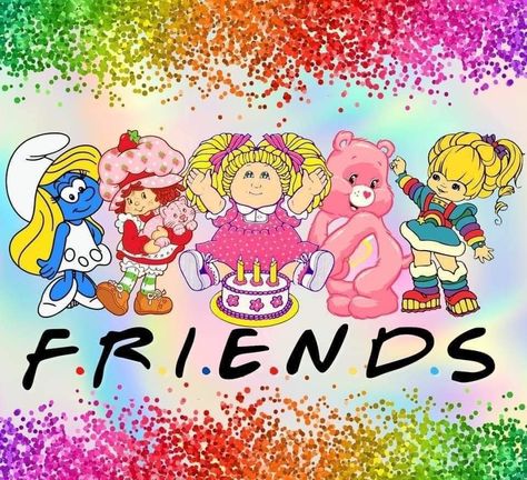 Friends Tumbler, Bff Forever, Cartoon Friends, Diy Art Crafts, 1980s Childhood, Painting Cartoon, Diamond Drawing, 80s Cartoon, 90s Cartoons