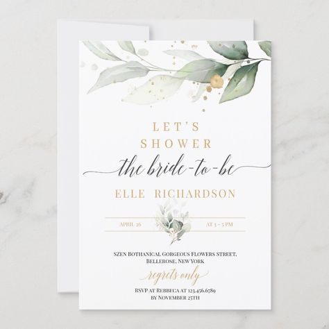 Boho Bridal Shower Invitations, Rustic Bridal Shower Invitations, Modern Bridal Shower, Bridal Invitations, Sage Wedding, Elegant Bridal Shower, Boho Bridal Shower, Floral Bridal Shower Invitations, Bridal Shower Rustic