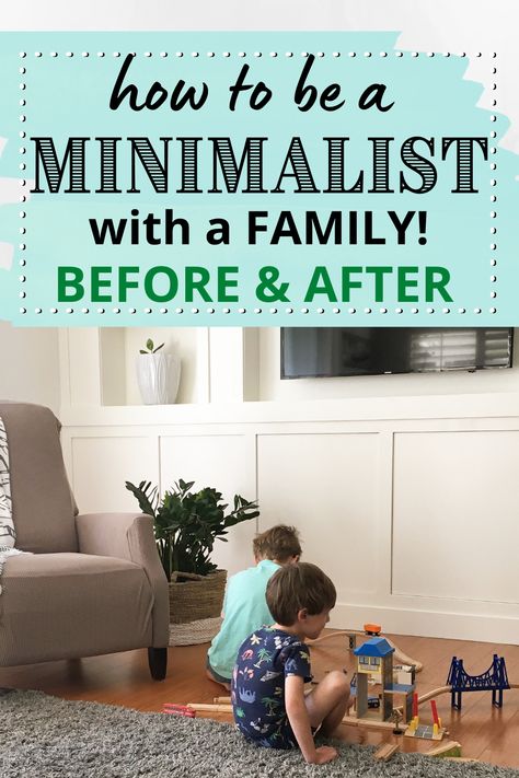 Minimalism Aesthetic With Family Before and After! Today I am discussing some tips and tricks that have helped me to be a minimalist with a family and become more minimal as a family of four. How To Be A Minimalist With A Family – BEFORE AND AFTER MINIMALISM Decluttered Home Before And After, Minimalist Family Home Tour, Real Minimalist Homes, Minimalism Before And After, Decluttering Before And After, Minimal Family Home, Family Minimalism, Minimalist Living Room With Kids, The Minimal Mom