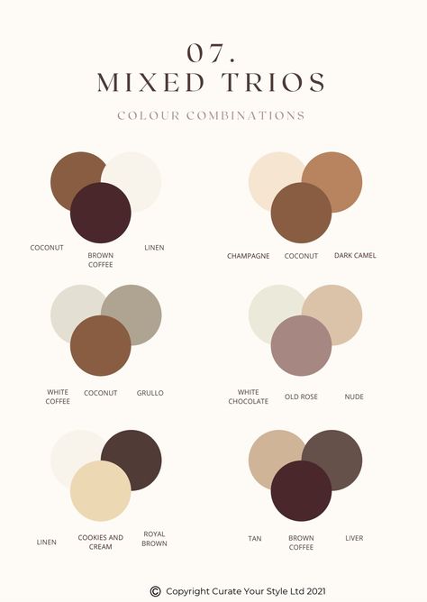 Soft Autumn Combinations, Tan Color Combinations Outfits, Soft Autumn Aesthetic Outfit, Deep Winter Neutral Colors, Brown Color Palette Outfit, Color Palette Wardrobe, Brown Color Combinations, Soft Autumn Color Palette Outfits, Autumn Color Palette Outfits