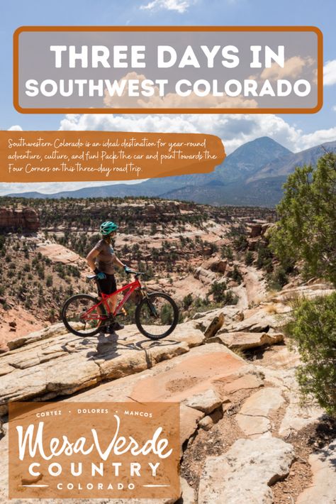 3 Days in Southwest Colorado Mancos Colorado, Colorado Attractions, Colorado Style, Colorado Travel Guide, Road Trip To Colorado, Southwest Colorado, Long Weekend Getaways, Colorado Summer, Mesa Verde National Park